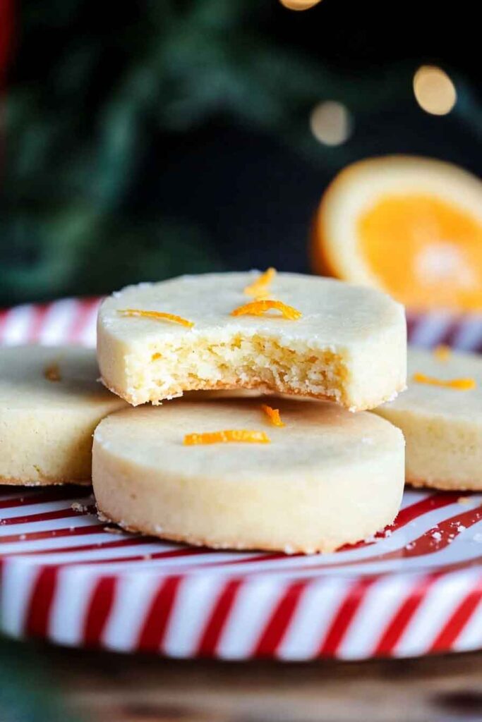 Citrus Shortbread Cookies