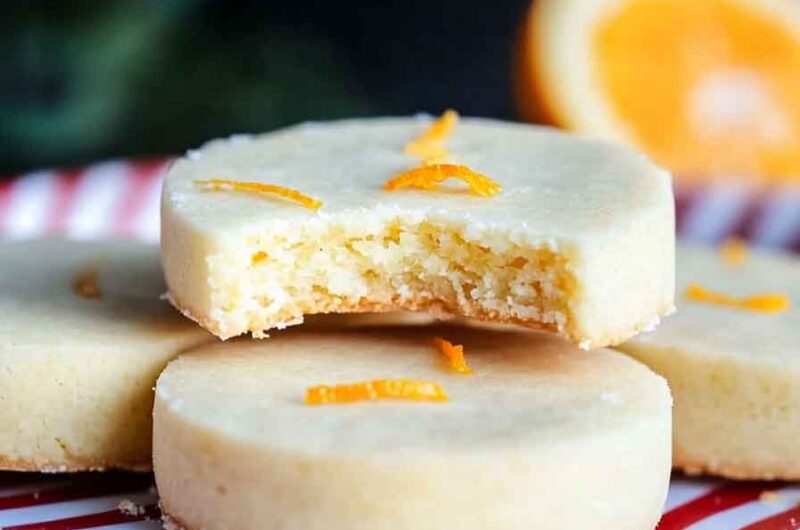 Citrus Shortbread Cookies