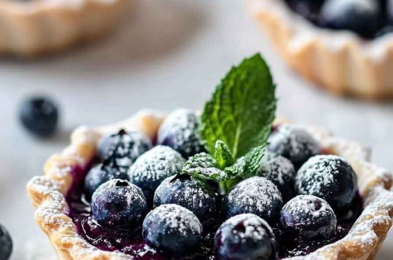 Blueberry Bomb Pies