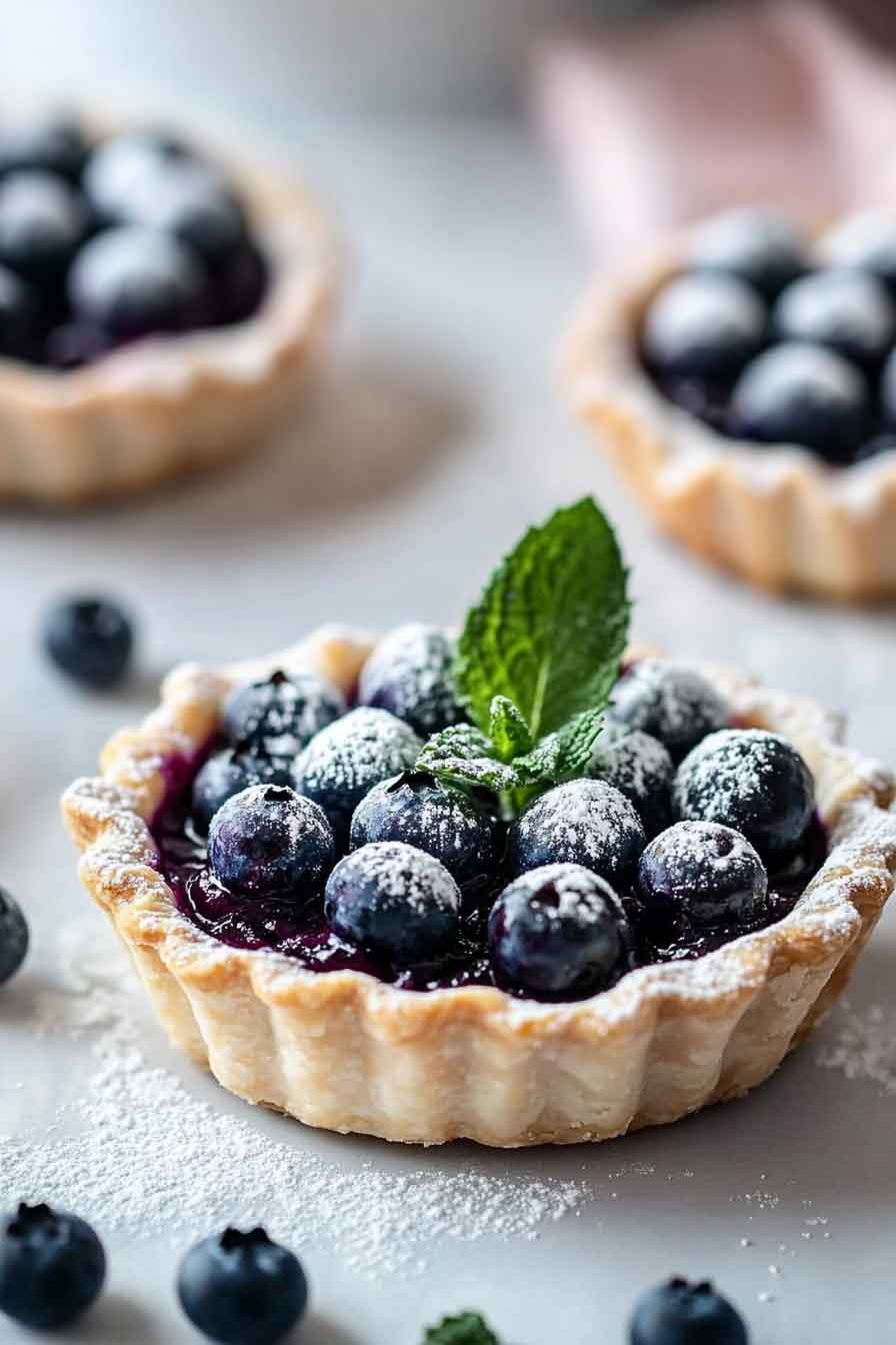 Blueberry Bomb Pies
