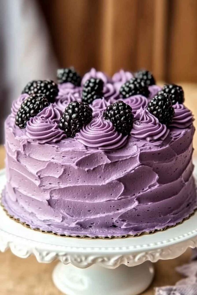 How to Serve Blackberry Dream Cake