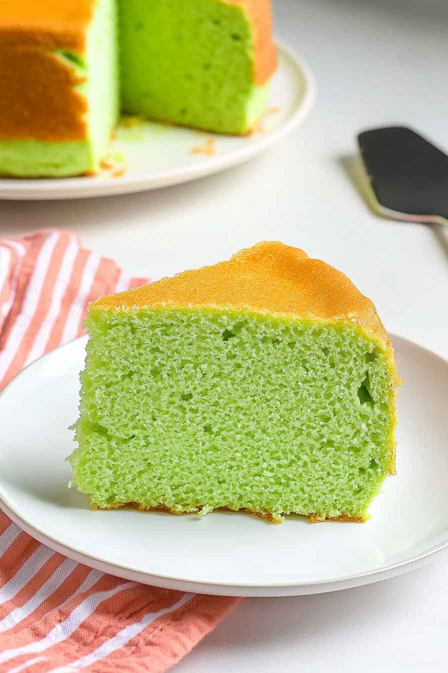 Pandan Chiffon Cake