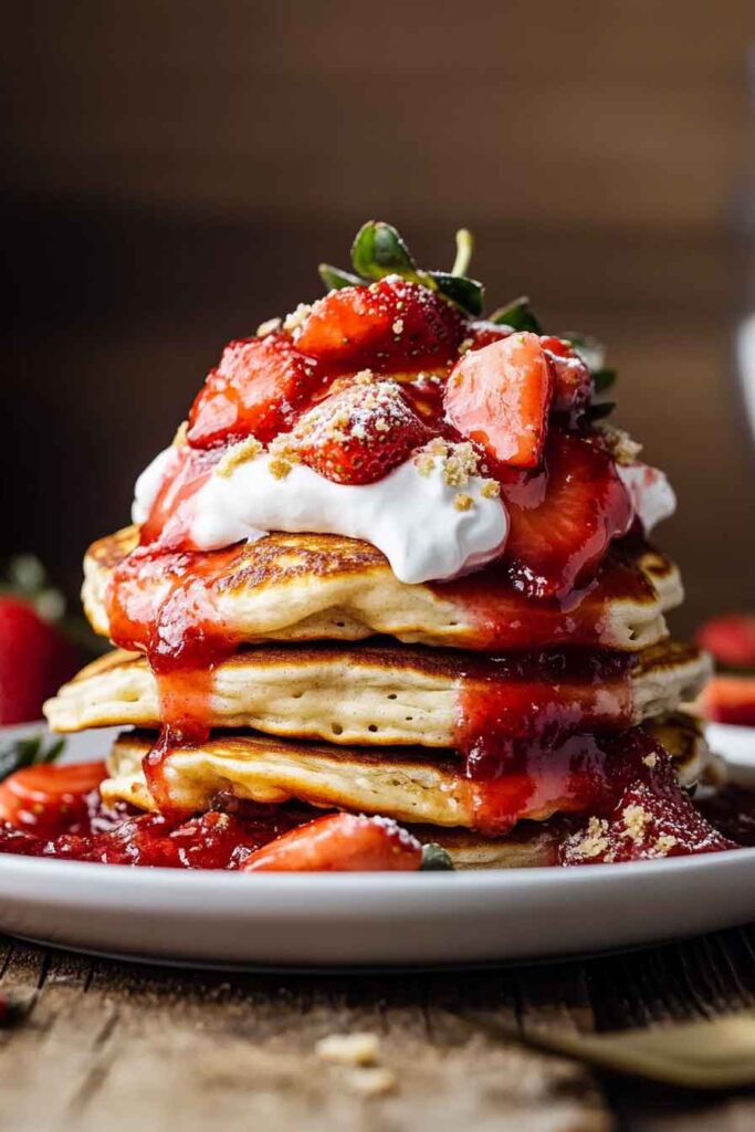 Step-by-Step Instructions for Strawberry Shortcake Pancakes