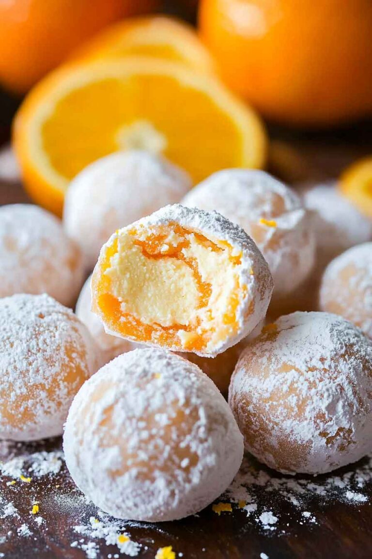 Orange Creamsicle Truffles