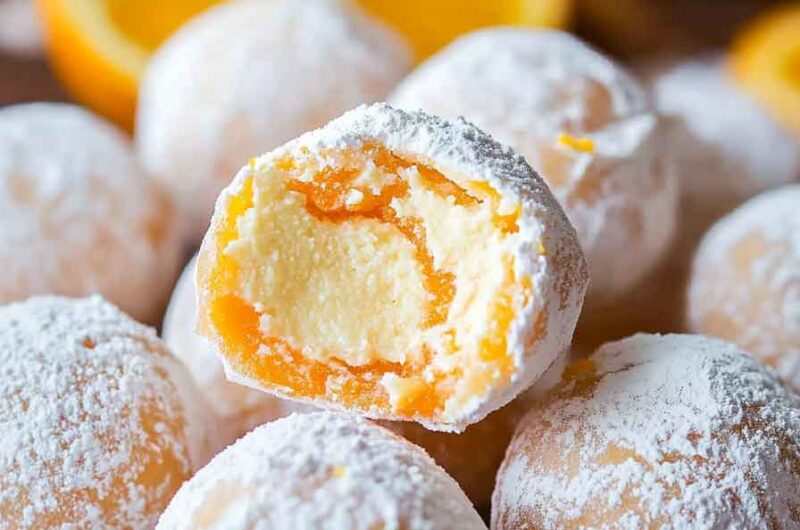 Orange Creamsicle Truffles