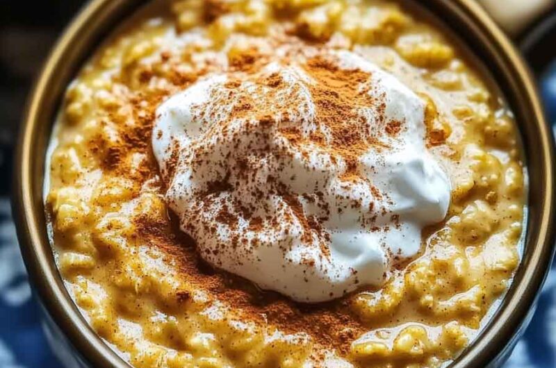 Pumpkin Latte Oatmeal