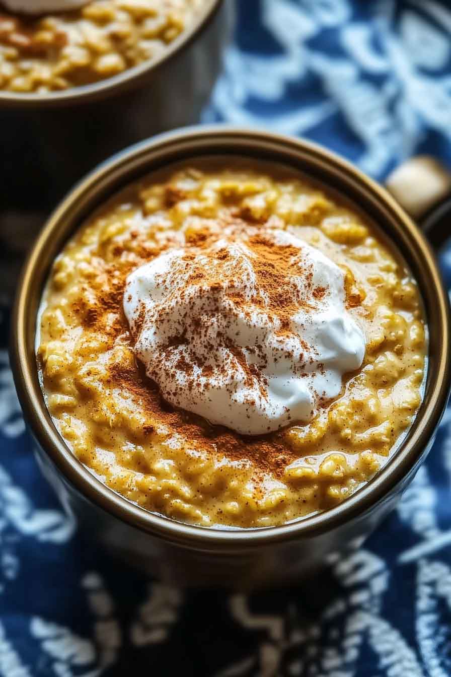 Pumpkin Latte Oatmeal