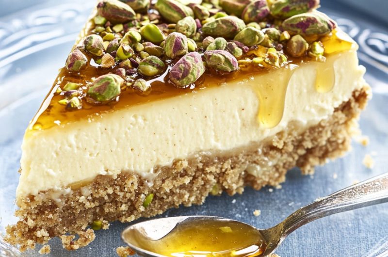 Honey Pistachio Cheesecake