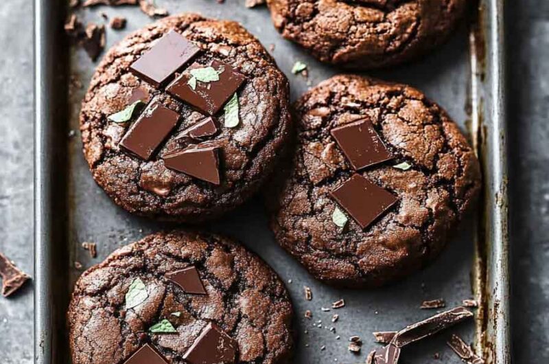 Mint Chocolate Cookies