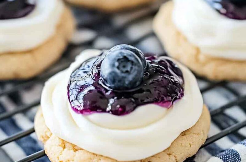 Blueberry Cheesecake Cookies