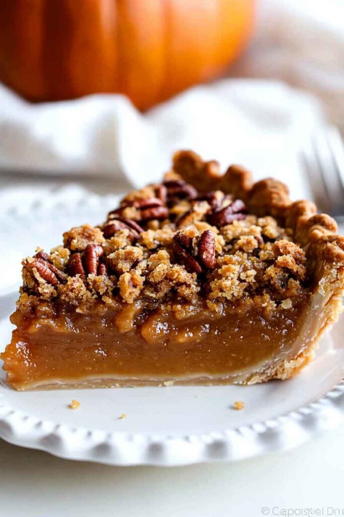 Praline Pumpkin Pie