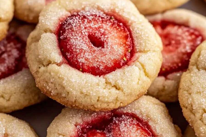 Strawberry Burst Cookies