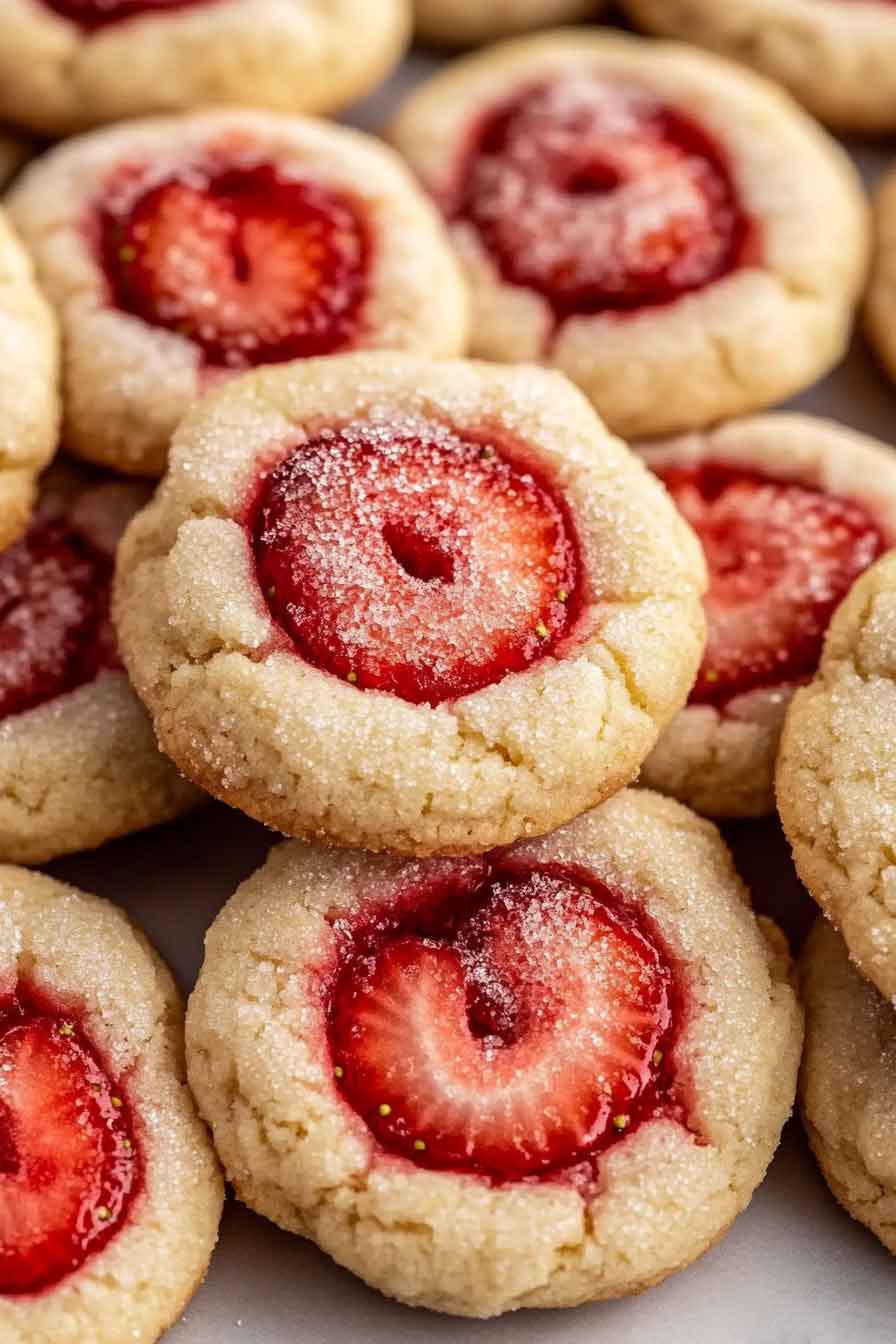 Strawberry Burst Cookies