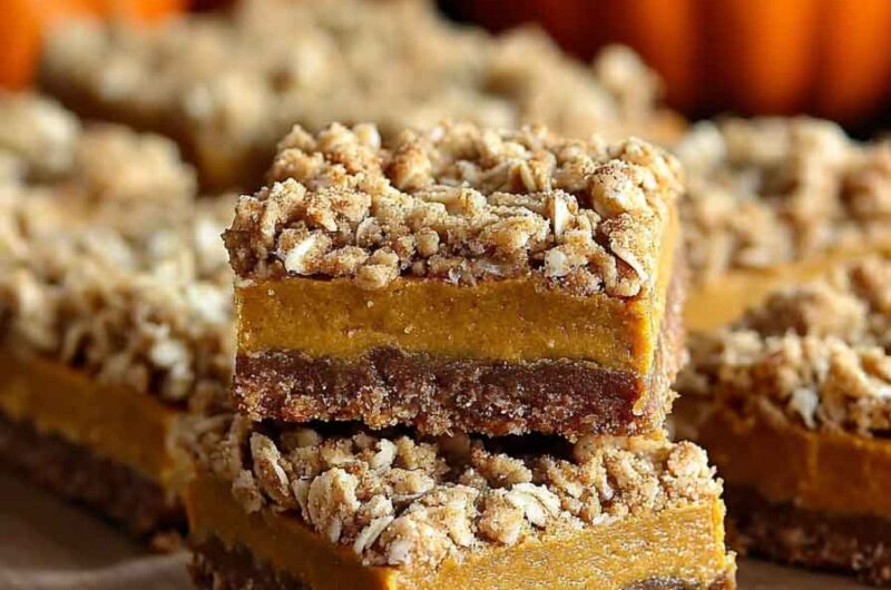 Gingerbread Pumpkin Bars