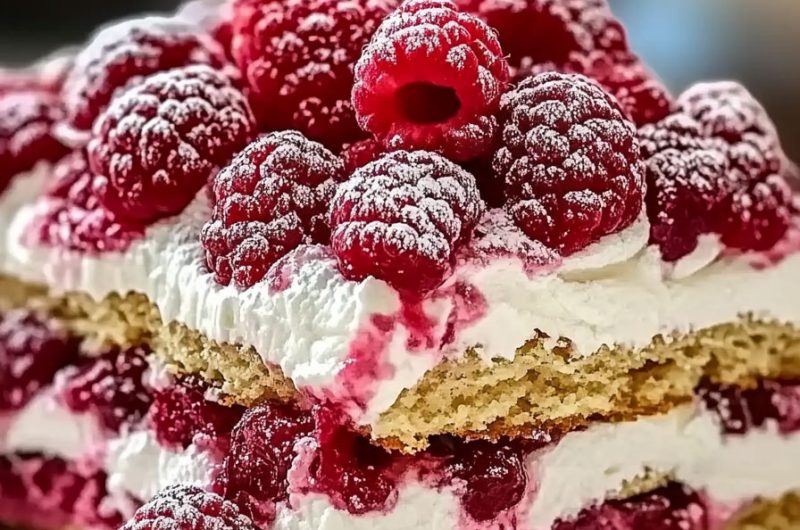 Raspberry Dreams Tiramisu