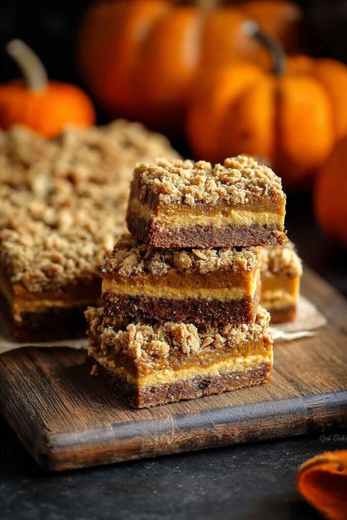 How to Make Gingerbread Pumpkin Bars
