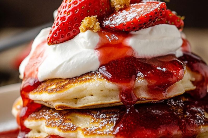 Strawberry Shortcake Pancakes