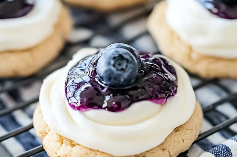 Blueberry Cheesecake Cookies