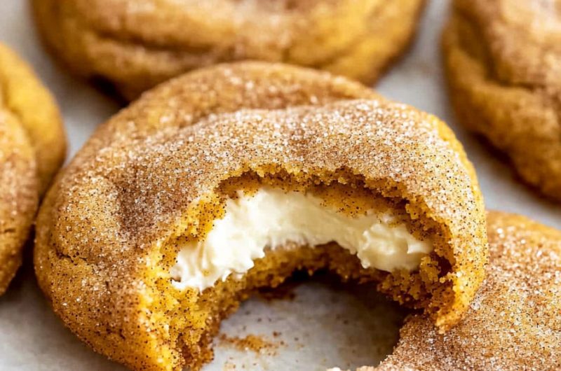 Pumpkin Cheesecake Snickerdoodles