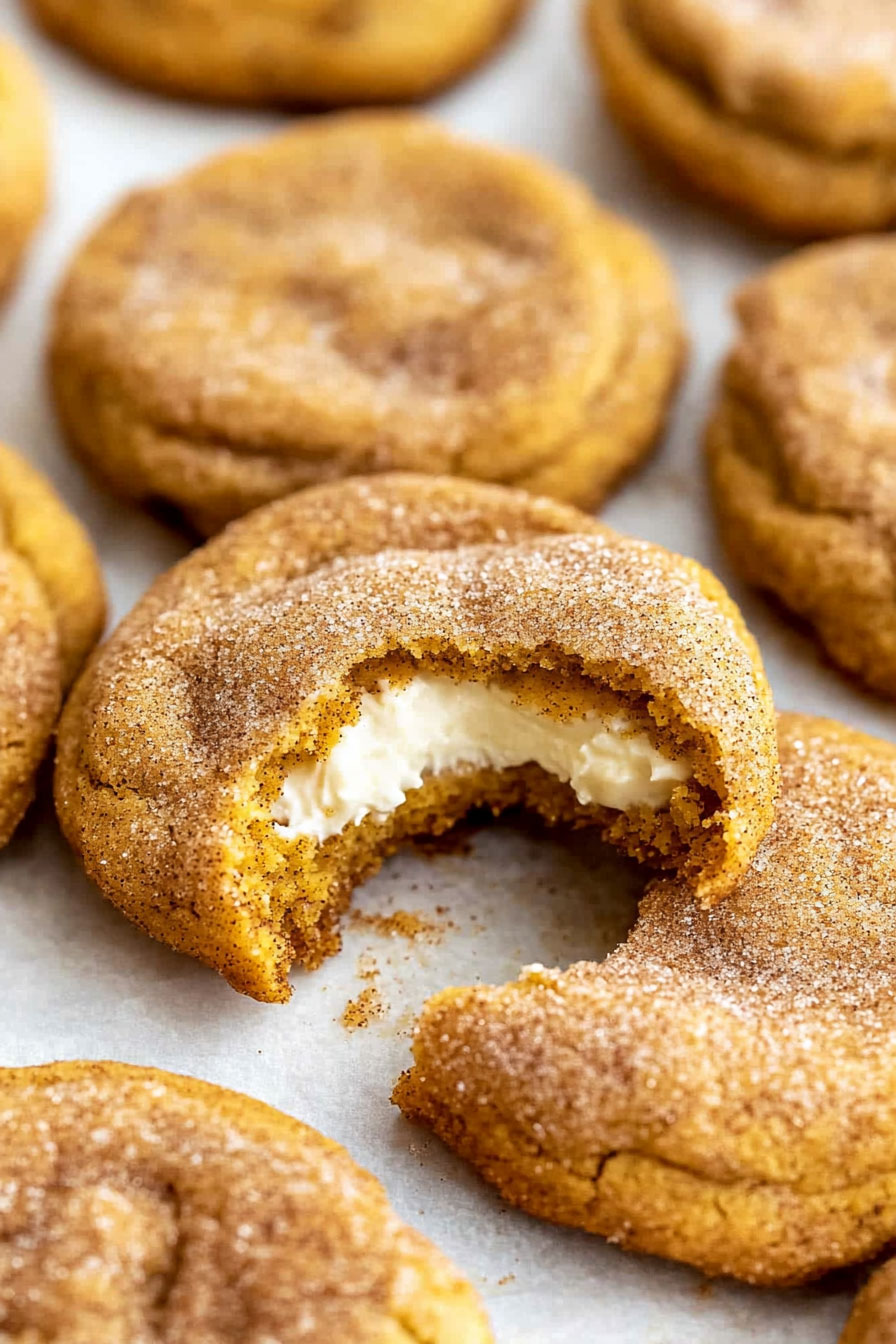 Pumpkin Cheesecake Snickerdoodles