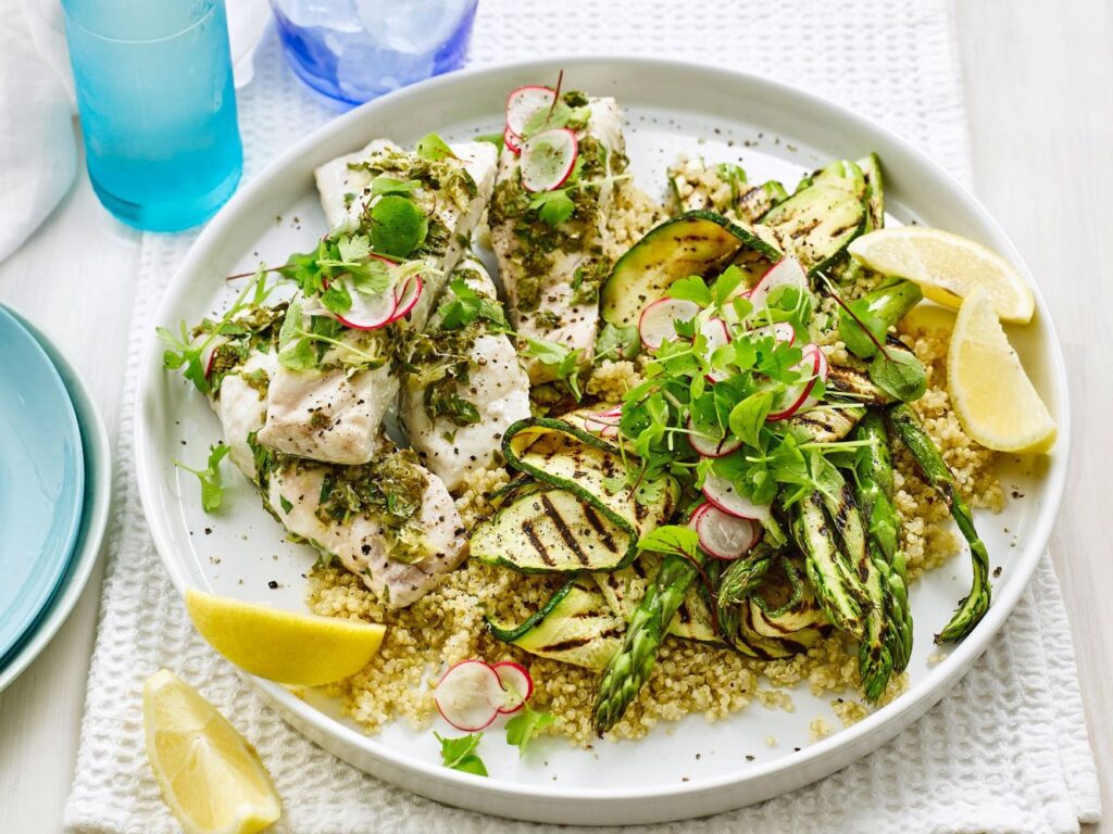 Quinoa Salad with Grilled Veggies